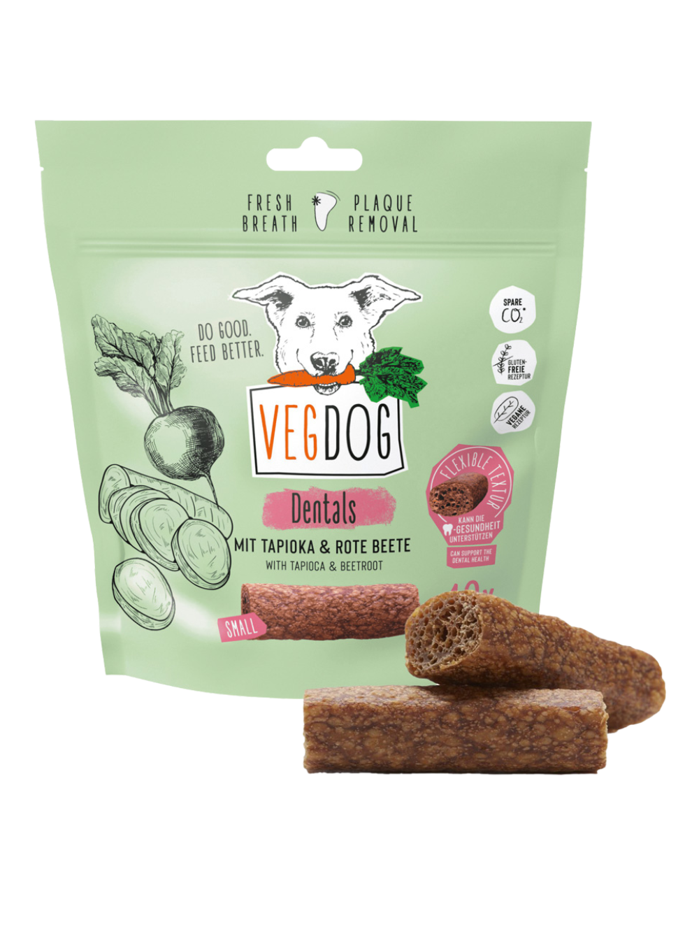 Futtermedicus | VegDog Dentals I Vegane Kaustangen für Hunde