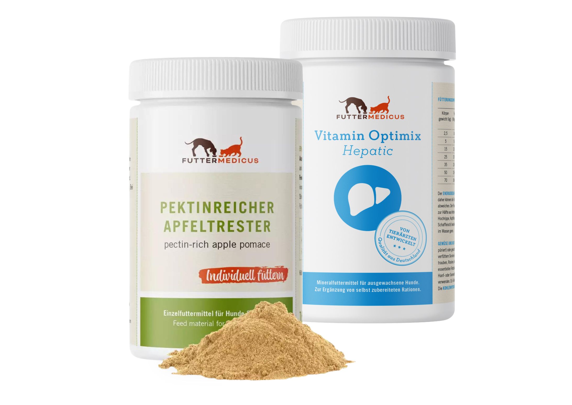 nahrungsergänzung hund leberdiät futtermedicus optimix cani hepatic