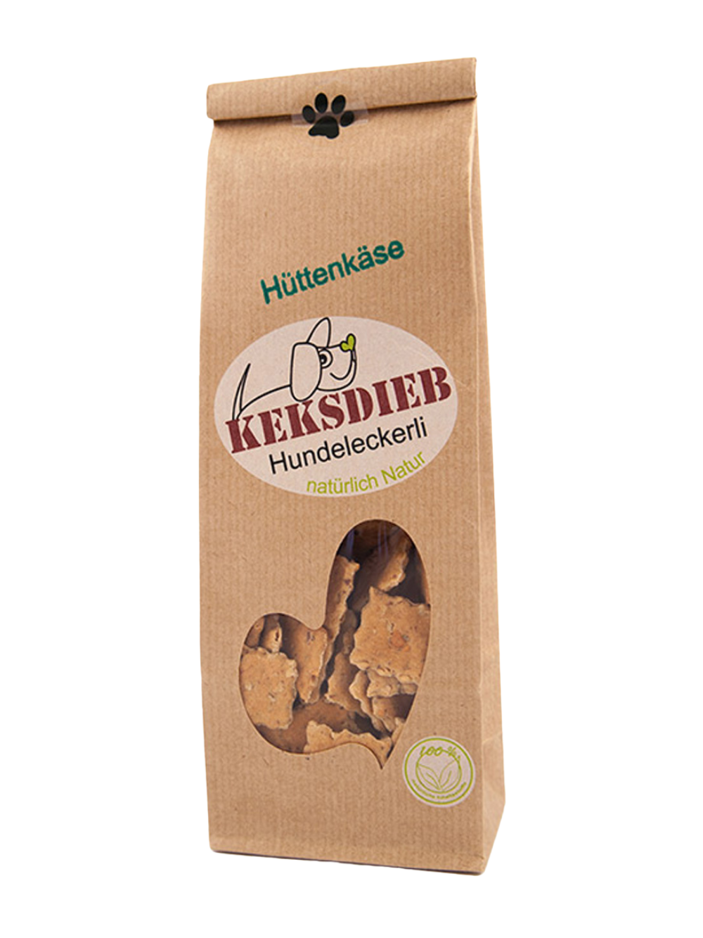 Futtermedicus | Keksdieb Hüttenkäse-Ecken 100g I Vegetarische Hundekekse